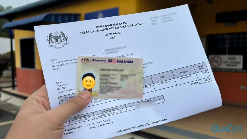 cara mohon lesen memandu fizikal di jpj