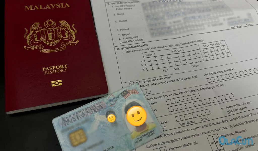 cara mohon lesen memandu fizikal di jpj