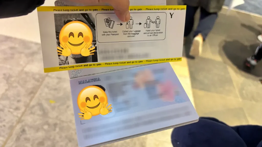 Tiket Proses Imigresen Australia