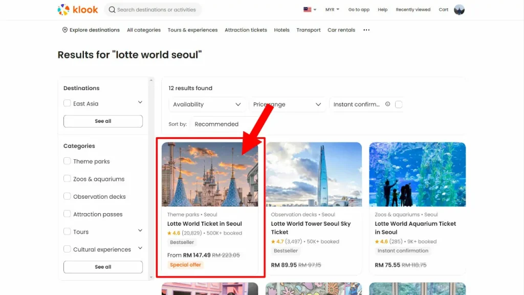 Beli Tiket Lotte World Adventure Korea