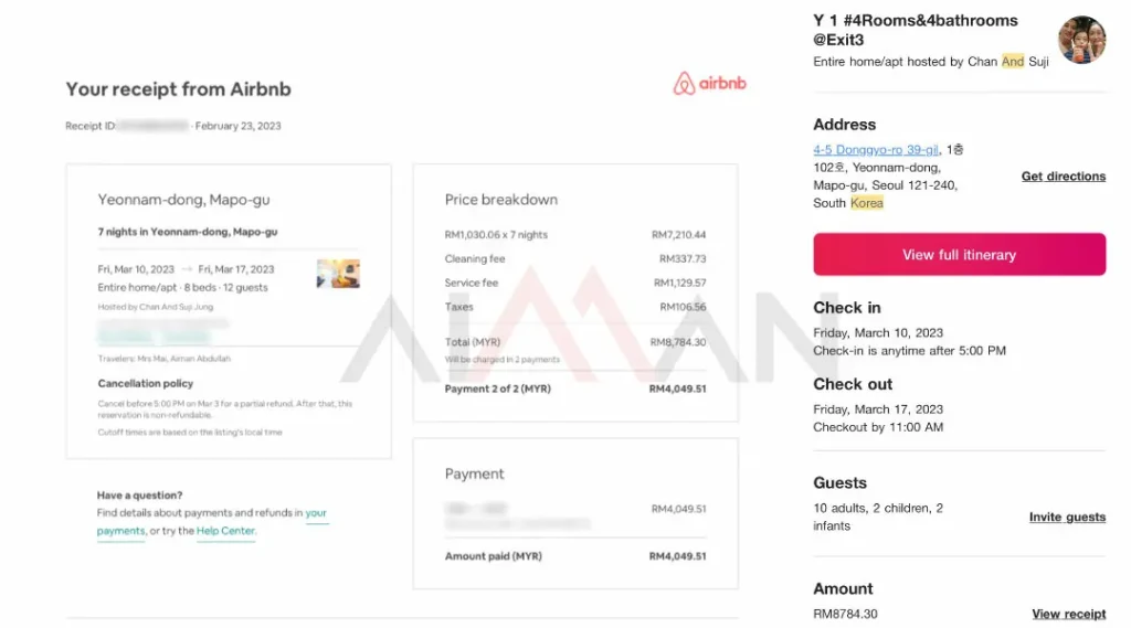 booking airbnb