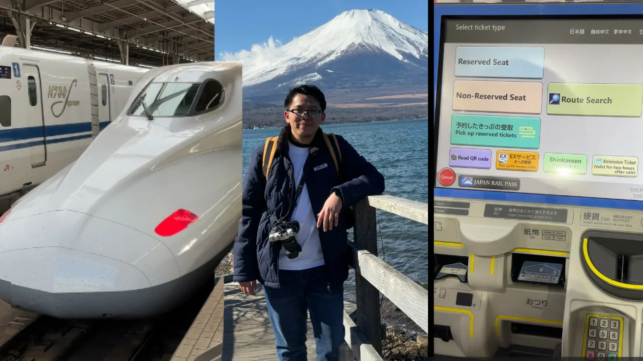 pergi mt fuji naik shinkansen