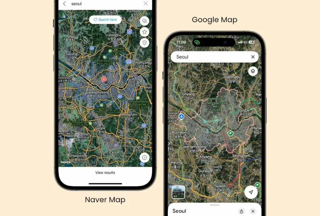 seoul map