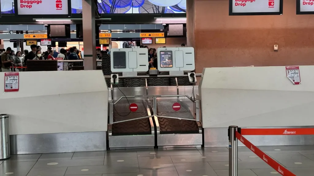 drop luggage sendiri di klia 2