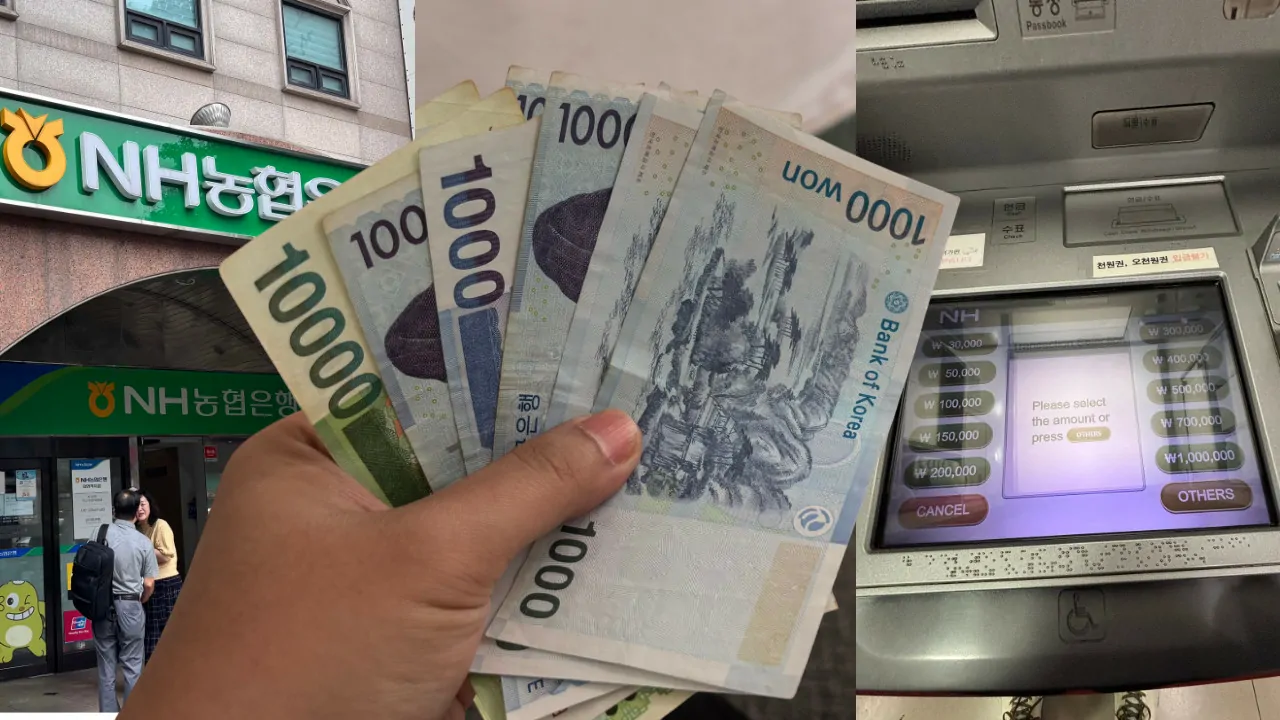 cara cucuk duit di korea