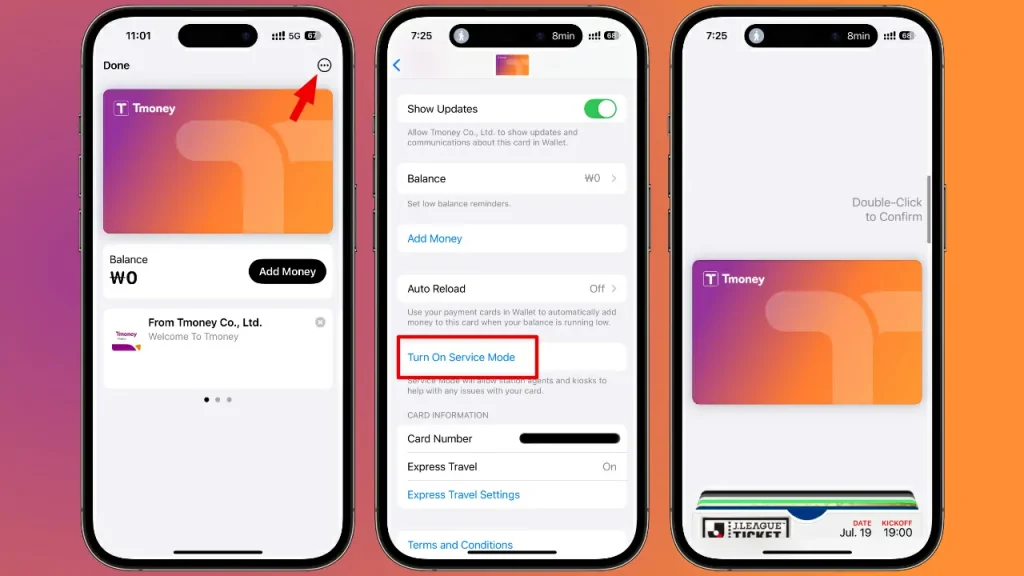 cara topup tmoney iphone