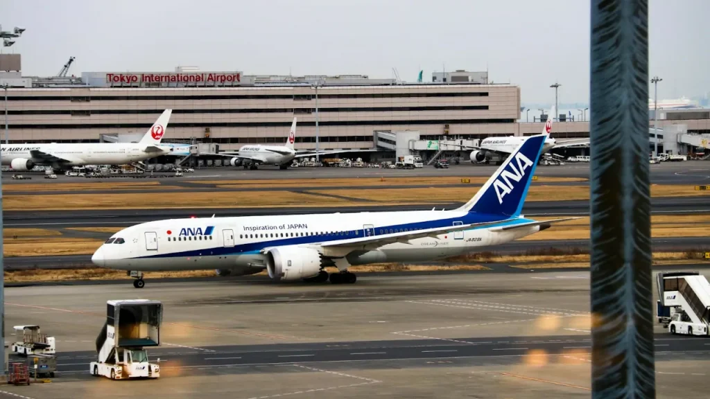 naik flight dari tokyo ke osaka