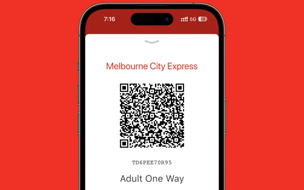 kod qr skybus melbourne