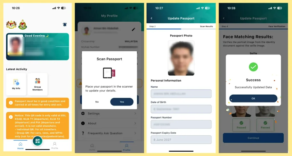 daftar pasport myniise
