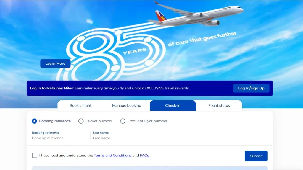 cara check in philippine airlines