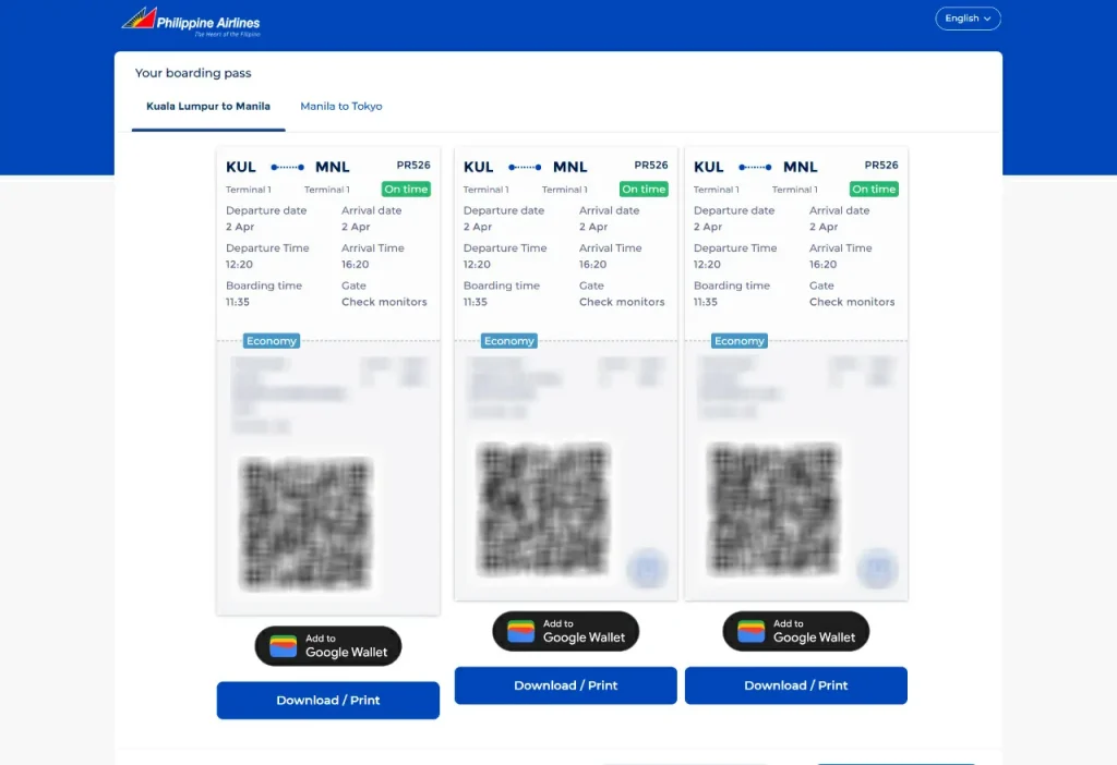 eboarding pass philippine airlines