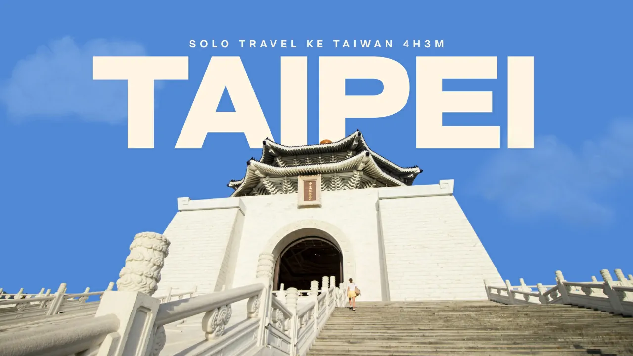 itinerari ke taipei taiwan