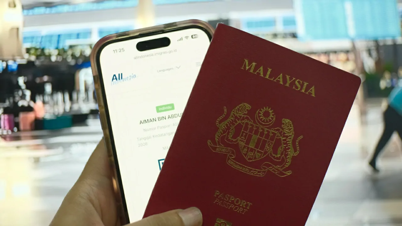 pergi indonesia ada pasport dan all indonesia