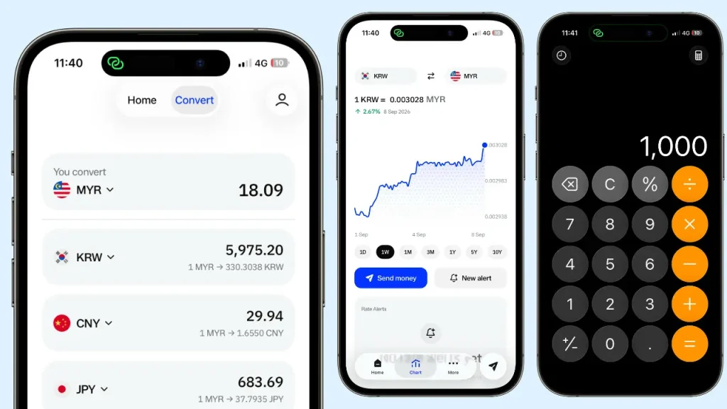 aplikasi xe dan calculator