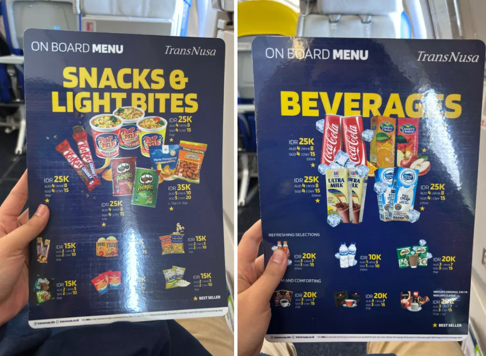 harga makan snack transnusa
